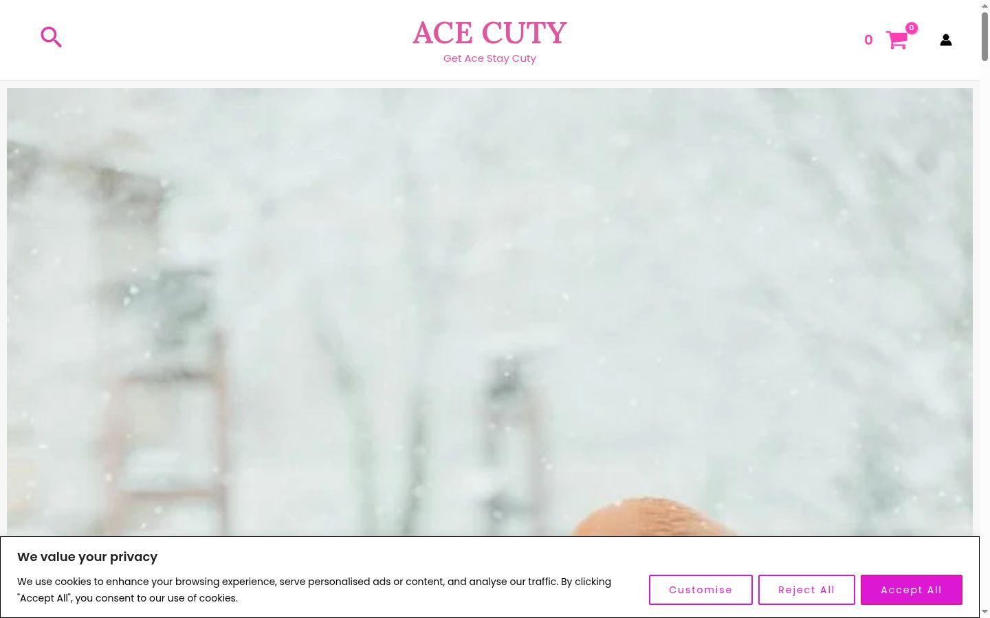 Screenshot van de toestemmingsbanner zoals getoond vóór enige interactie