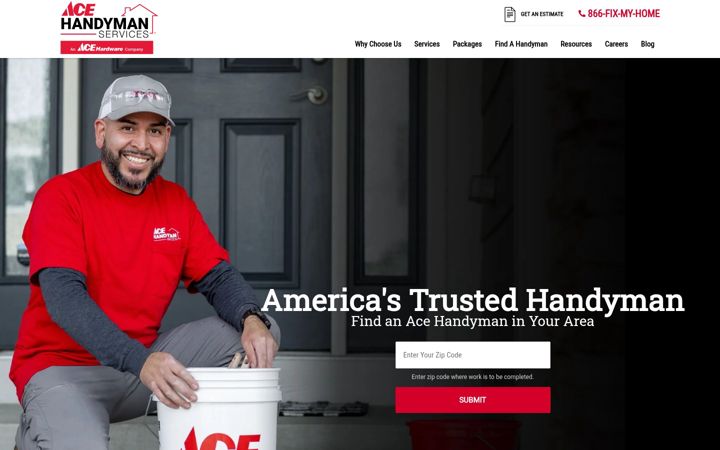 Screenshot of acehandymanservices.com