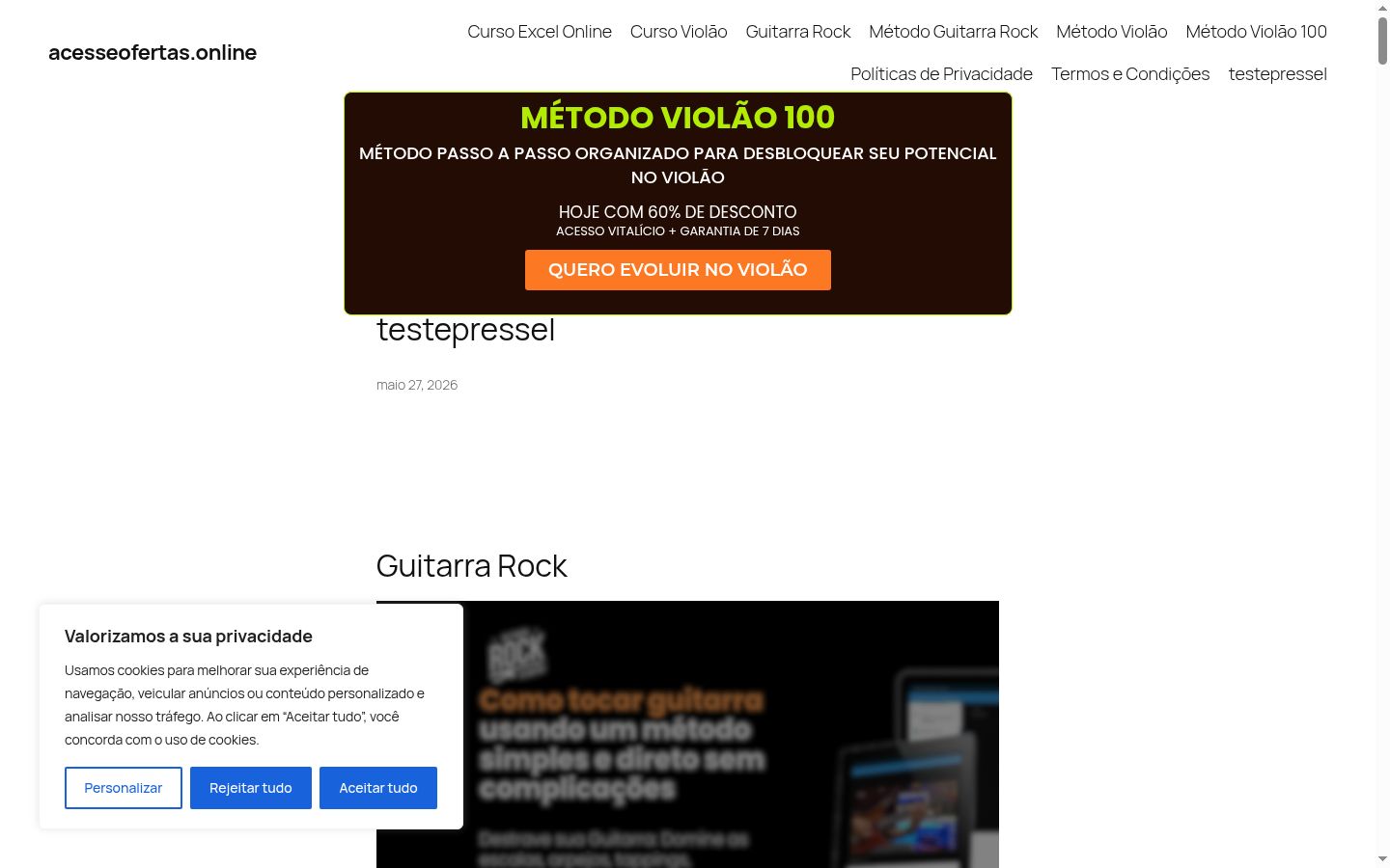 Screenshot tal-banner tal-kunsens muri qabel kwalunkwe interazzjoni
