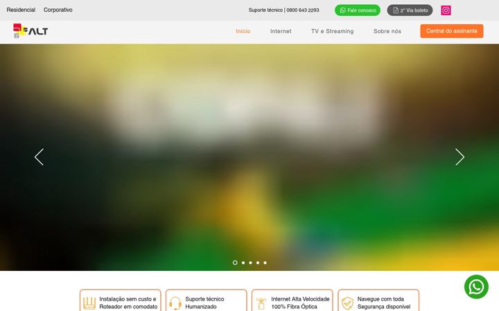 Screenshot of acessoline.net.br