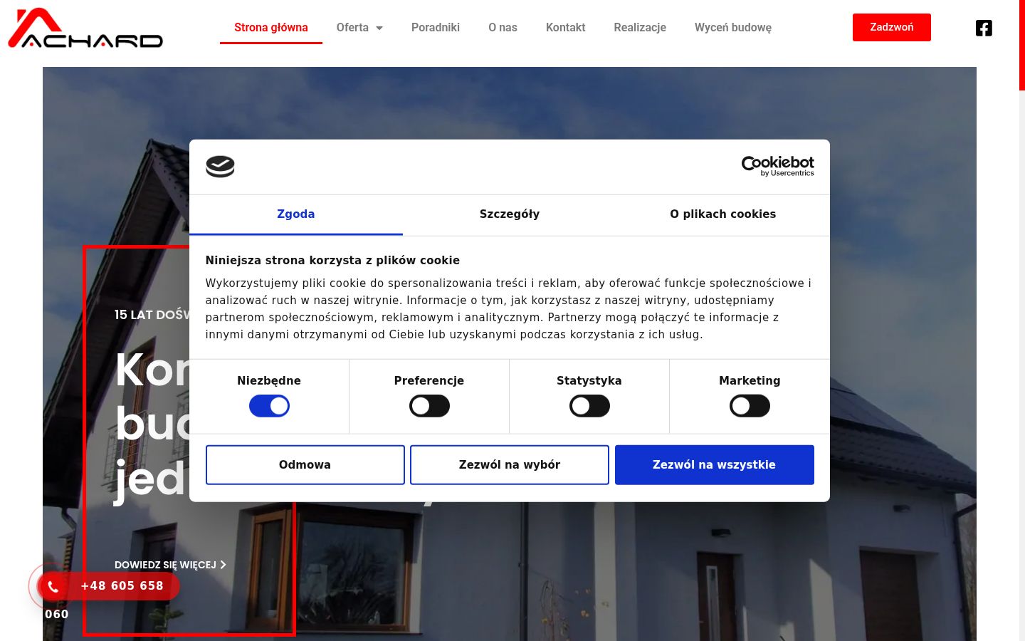 Sutikimo reklamjuostės, rodytos prieš bet kokią sąveiką, ekrano kopija