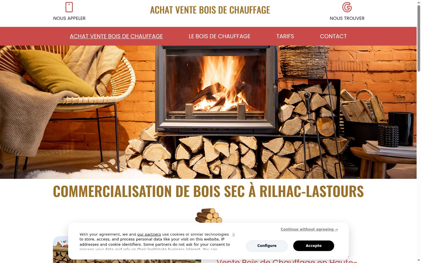 Screenshot des Einwilligungsbanners vor jeglicher Interaktion