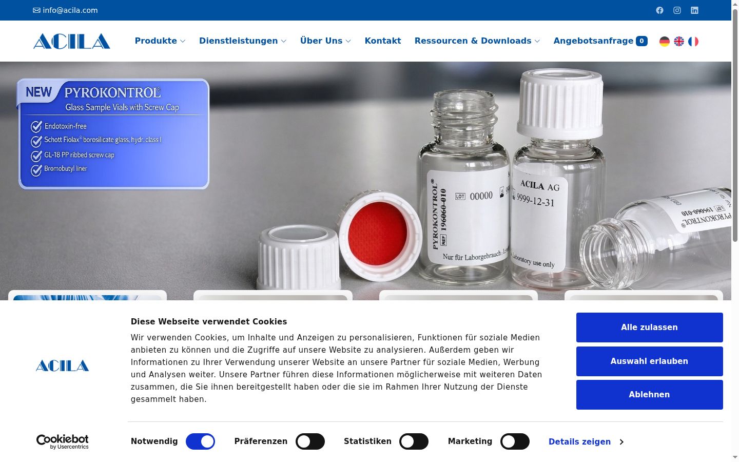 Screenshot tal-banner tal-kunsens muri qabel kwalunkwe interazzjoni