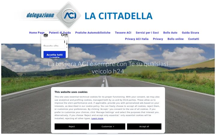 Screenshot van acilacittadella.it