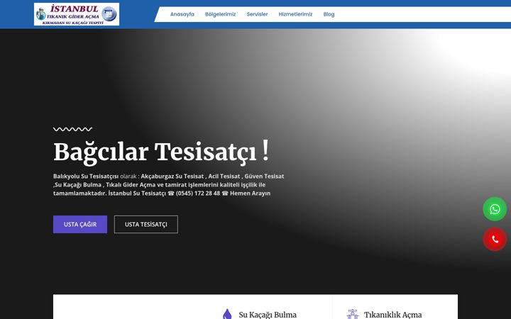 Screenshot of aciltesisatci.com.tr