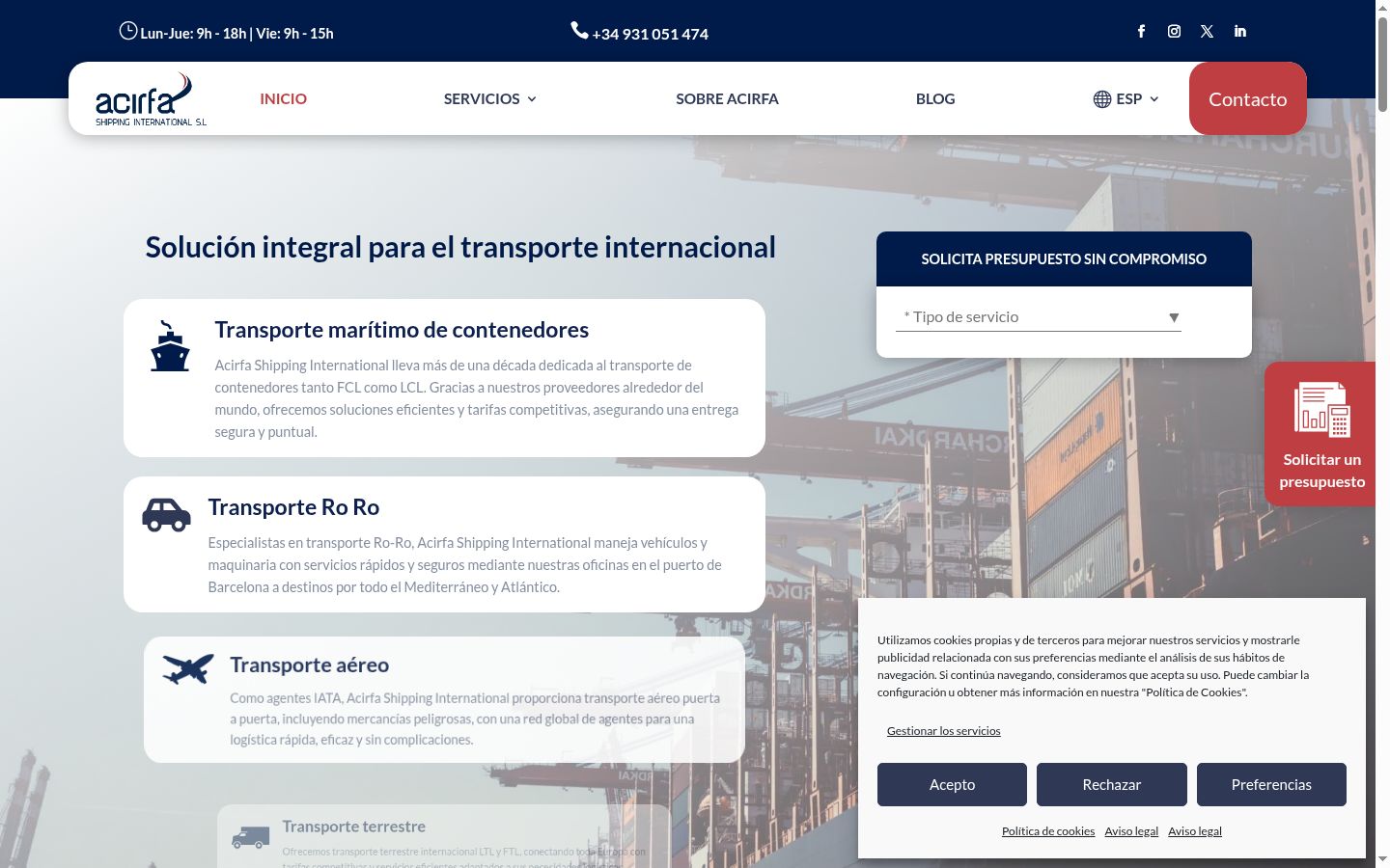 Screenshot tal-banner tal-kunsens muri qabel kwalunkwe interazzjoni