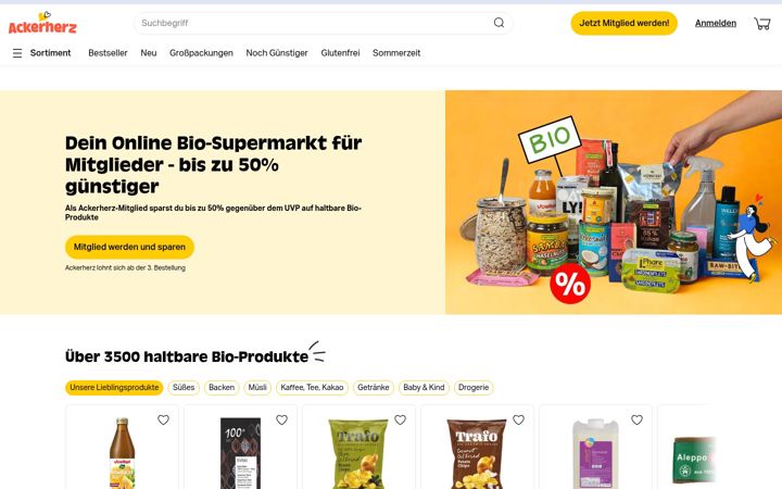 Screenshot of ackerherz.de