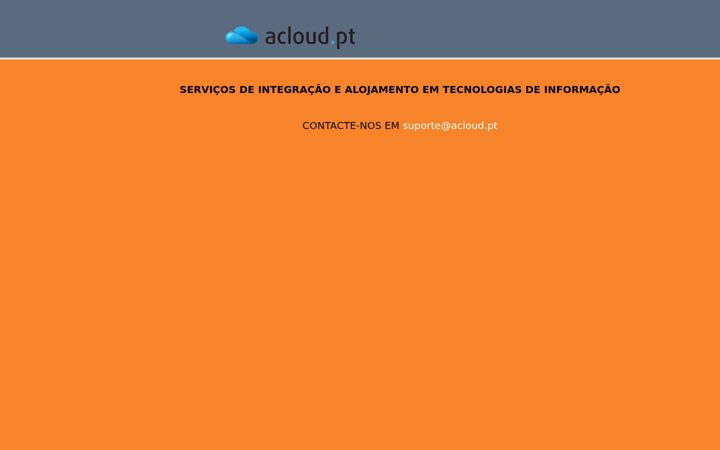 Screenshot of acloud.pt