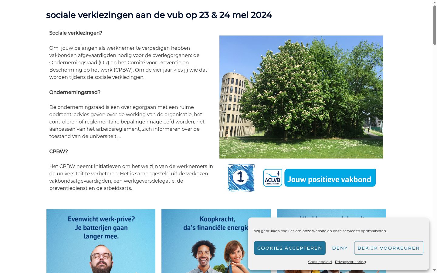 Skjermbilde av samtykkebanneret slik det vises før noen interaksjon