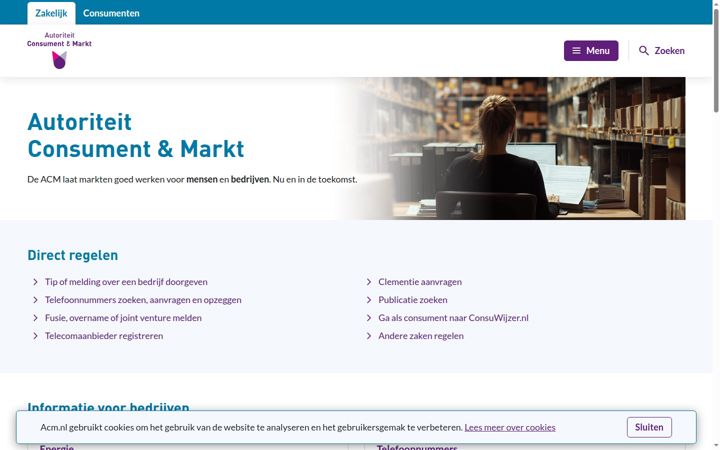 Screenshot of acm.nl
