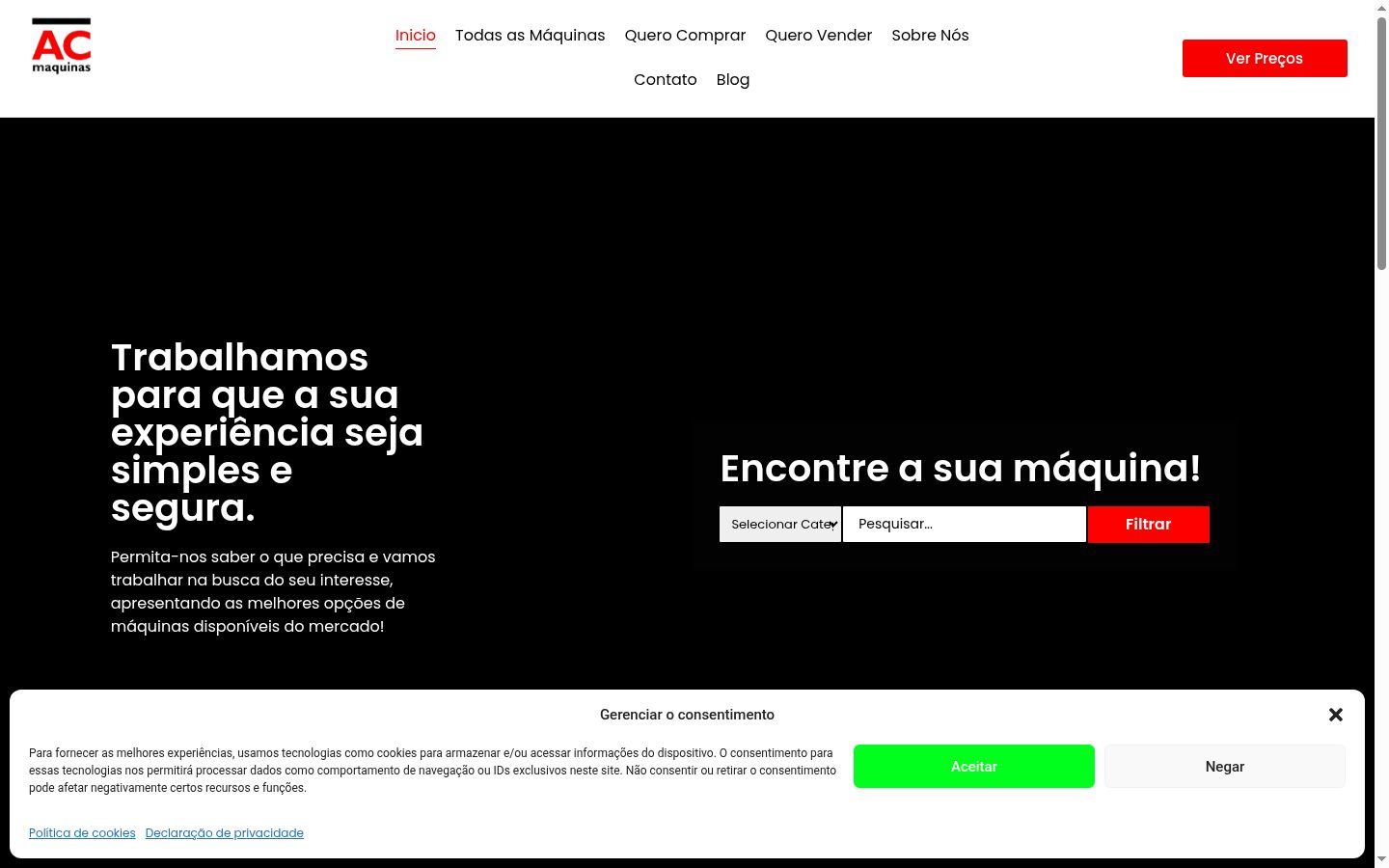 Sutikimo reklamjuostės, rodytos prieš bet kokią sąveiką, ekrano kopija