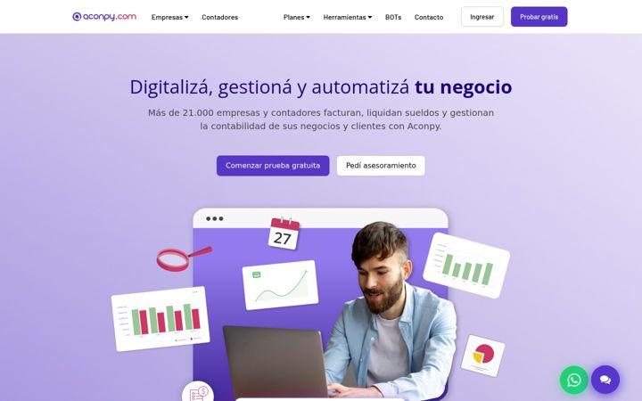 Screenshot του aconpy.com