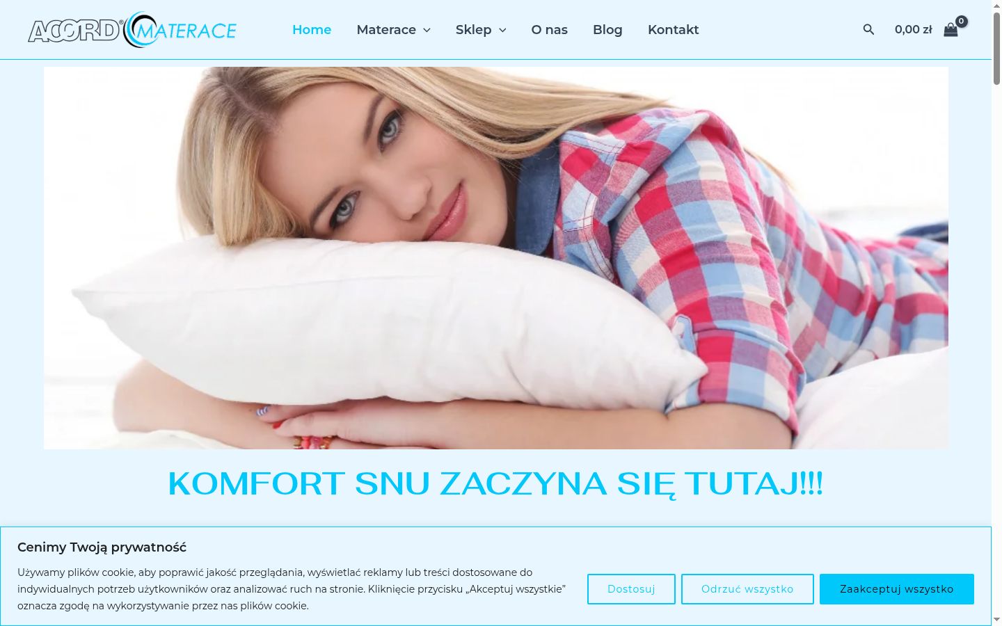 Screenshot des Einwilligungsbanners vor jeglicher Interaktion