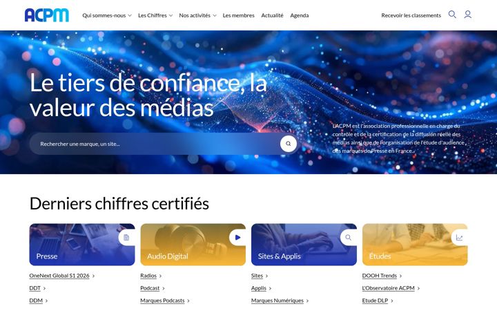 Screenshot of acpm.fr