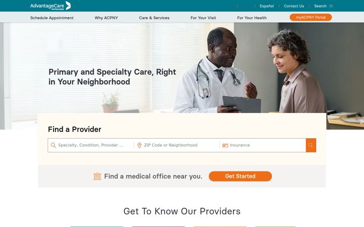 Screenshot di acpny.com