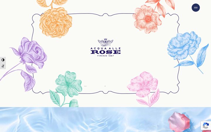 Screenshot of acquaallerose.it