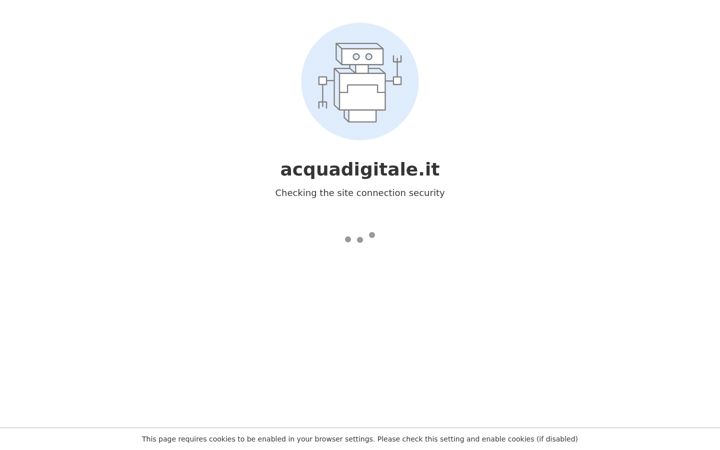 Capture d'écran de acquadigitale.it