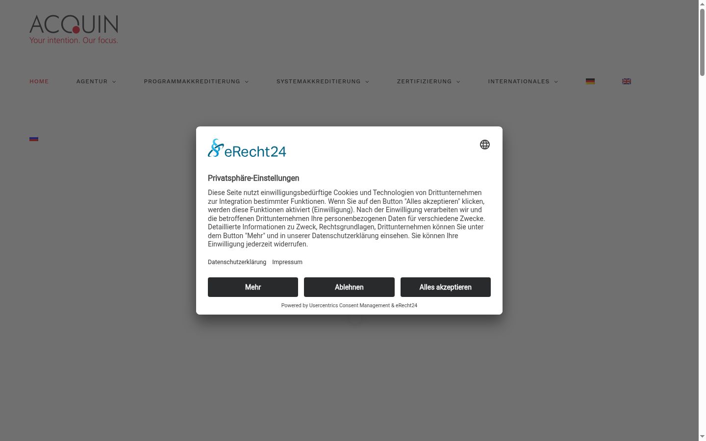 Screenshot tal-banner tal-kunsens muri qabel kwalunkwe interazzjoni