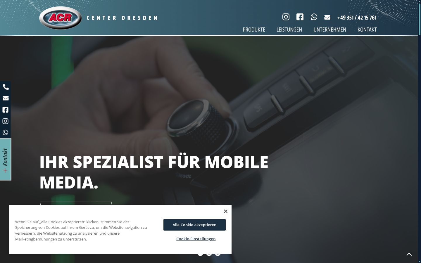 Zrzut ekranu banera zgody wyświetlanego przed jakąkolwiek interakcją
