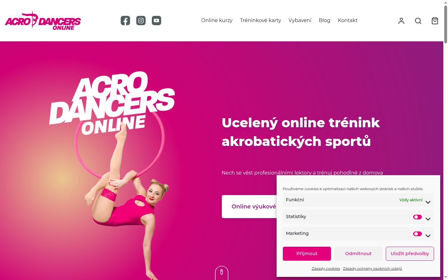 Kuvakaappaus suostumusbannerista, joka näytettiin ennen mitään vuorovaikutusta
