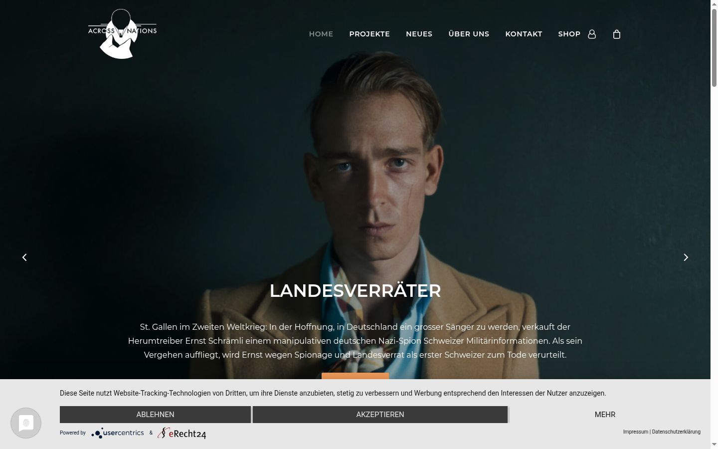 Screenshot tal-banner tal-kunsens muri qabel kwalunkwe interazzjoni