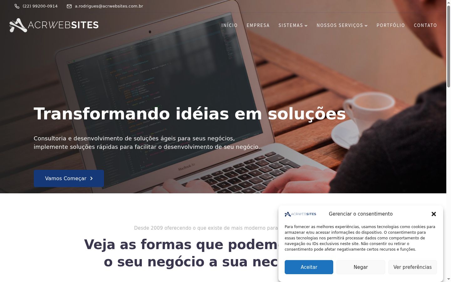 Sutikimo reklamjuostės, rodytos prieš bet kokią sąveiką, ekrano kopija