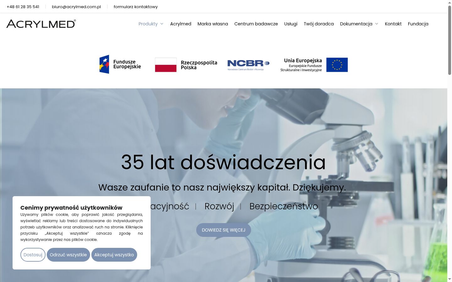 Screenshot des Einwilligungsbanners vor jeglicher Interaktion
