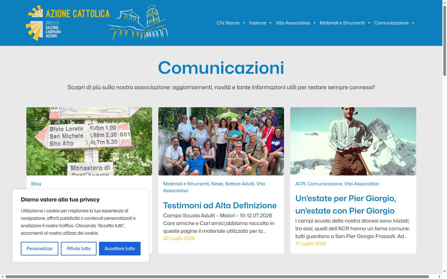 Sutikimo reklamjuostės, rodytos prieš bet kokią sąveiką, ekrano kopija