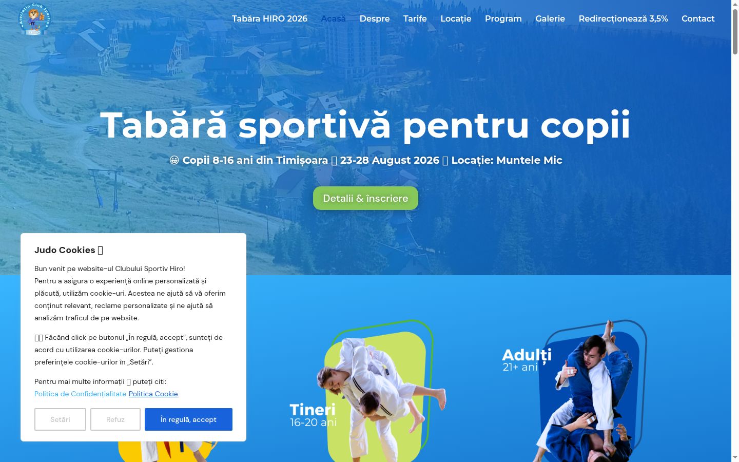 Snímka obrazovky banera súhlasu zobrazeného pred akoukoľvek interakciou