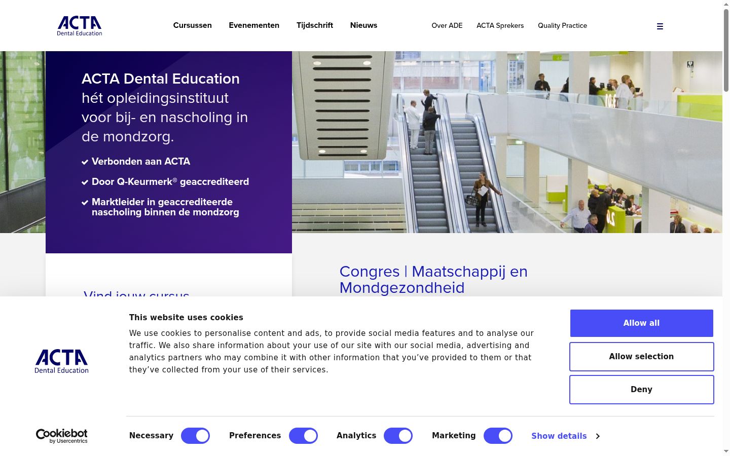 Screenshot tal-banner tal-kunsens muri qabel kwalunkwe interazzjoni