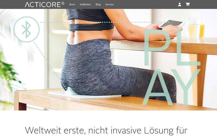 Screenshot di acticore.com