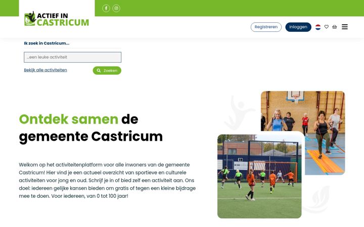 Screenshot of actiefincastricum.nl