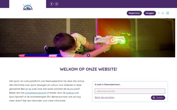 Screenshot of actiefsteenwijkerland.nl