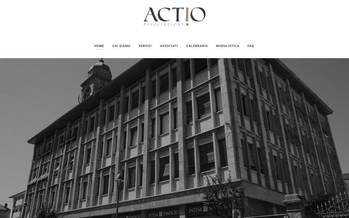 Screenshot of actioassociazione.it