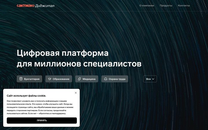 Screenshot of action-digital.ru
