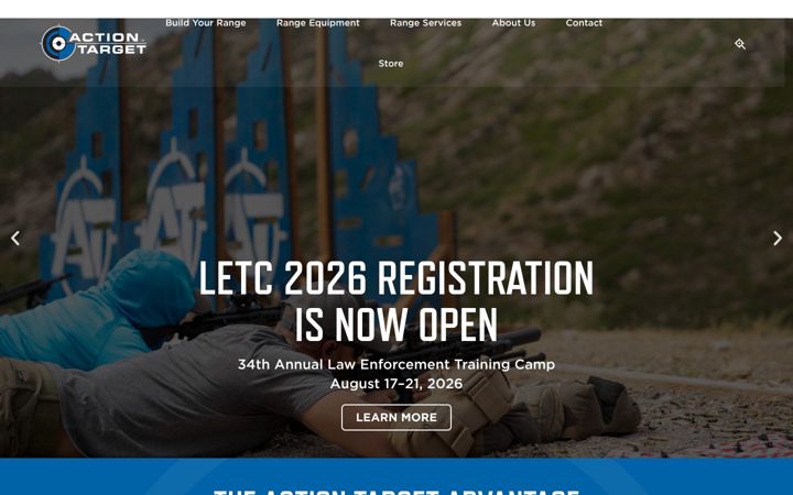 Screenshot of actiontarget.com