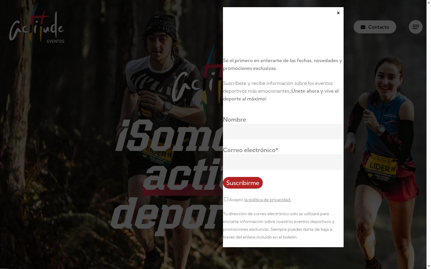 Capture d'écran de la bannière de consentement affichée avant toute interaction