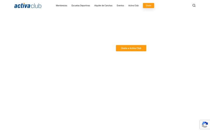 Screenshot of activaclub.pe