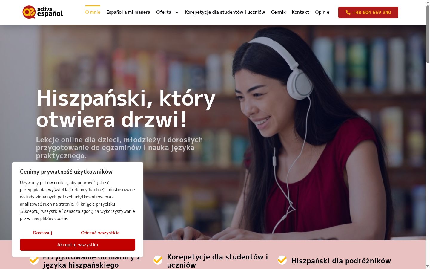 Snímka obrazovky banera súhlasu zobrazeného pred akoukoľvek interakciou