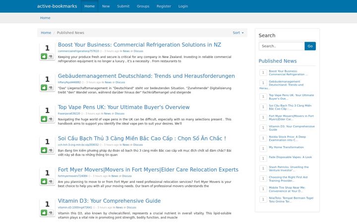 Screenshot of active-bookmarks.com