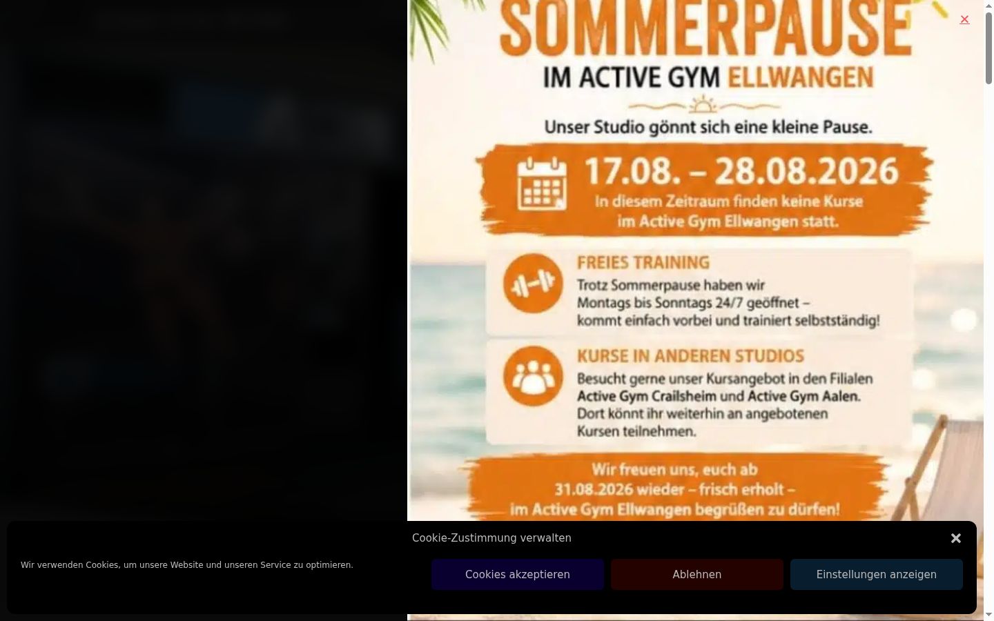 Snímek obrazovky baneru souhlasu zobrazeného před jakoukoli interakcí