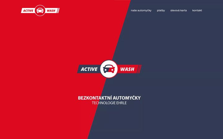 Screenshot of active-wash.cz