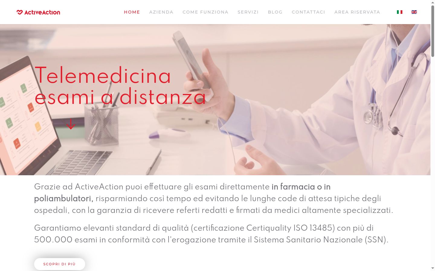 Posnetek zaslona pasice za privolitev, prikazane pred kakršno koli interakcijo