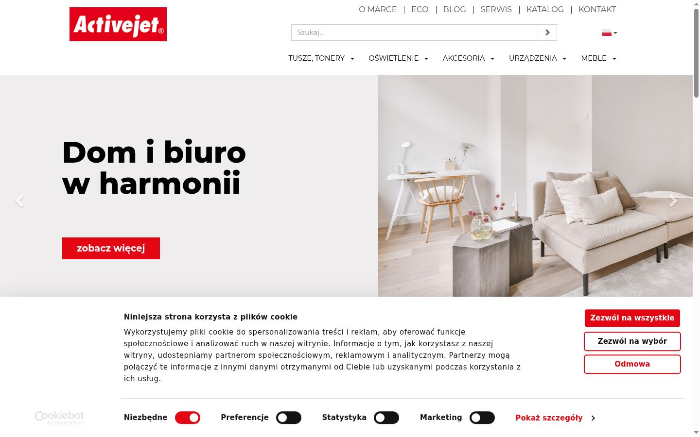 Captură de ecran a bannerului de consimțământ afișat înainte de orice interacțiune