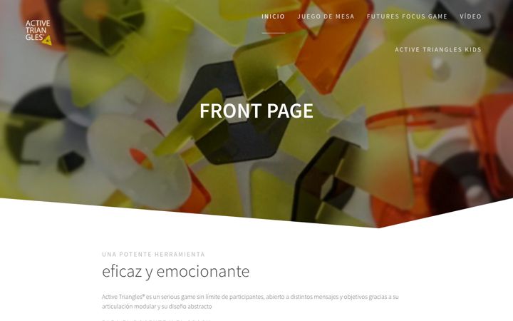 Screenshot του activetriangles.com