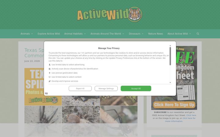 Screenshot von activewild.com