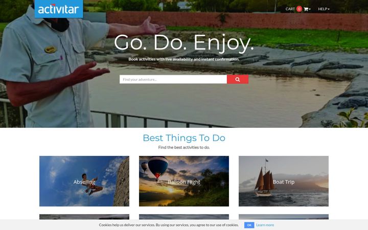 Screenshot of activitar.com