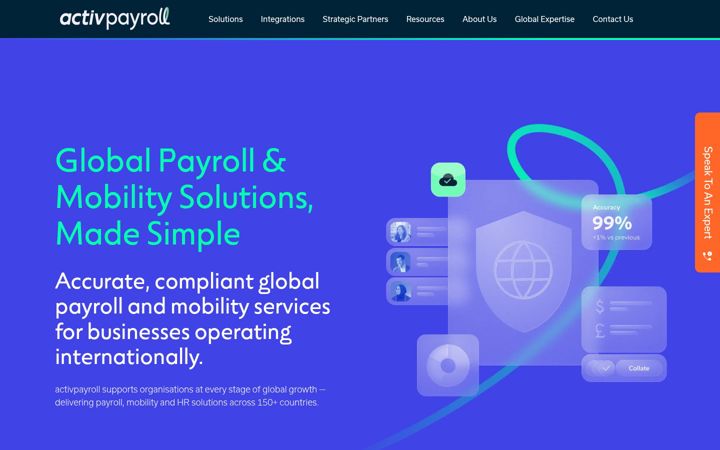 Képernyőkép: activpayroll.com