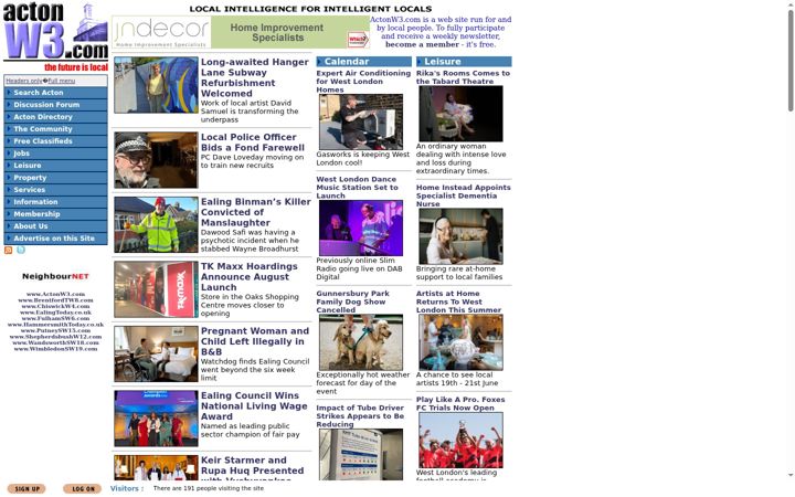 Screenshot of actonw3.com