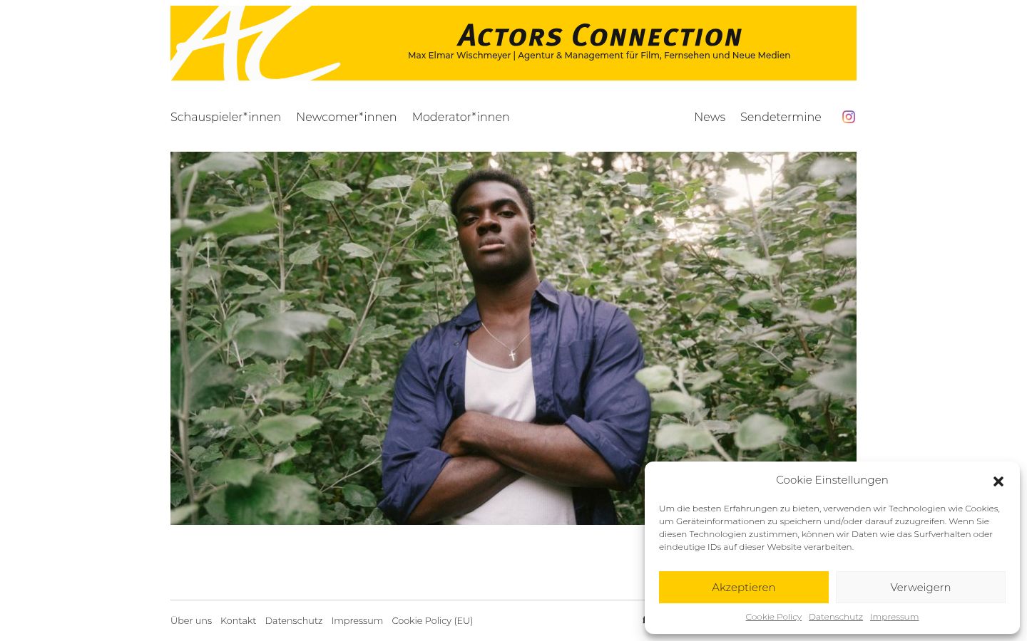 Capture d'écran de la bannière de consentement affichée avant toute interaction